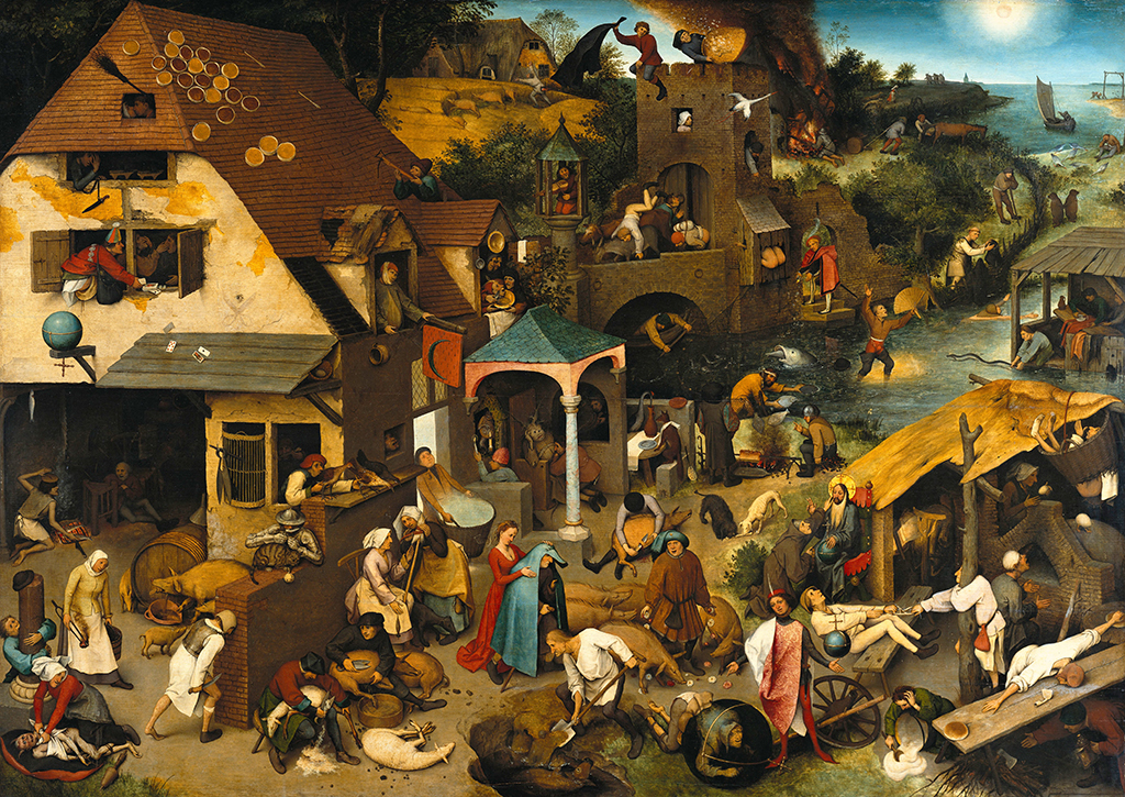 Netherlandish Proverbs in Detail Pieter Bruegel